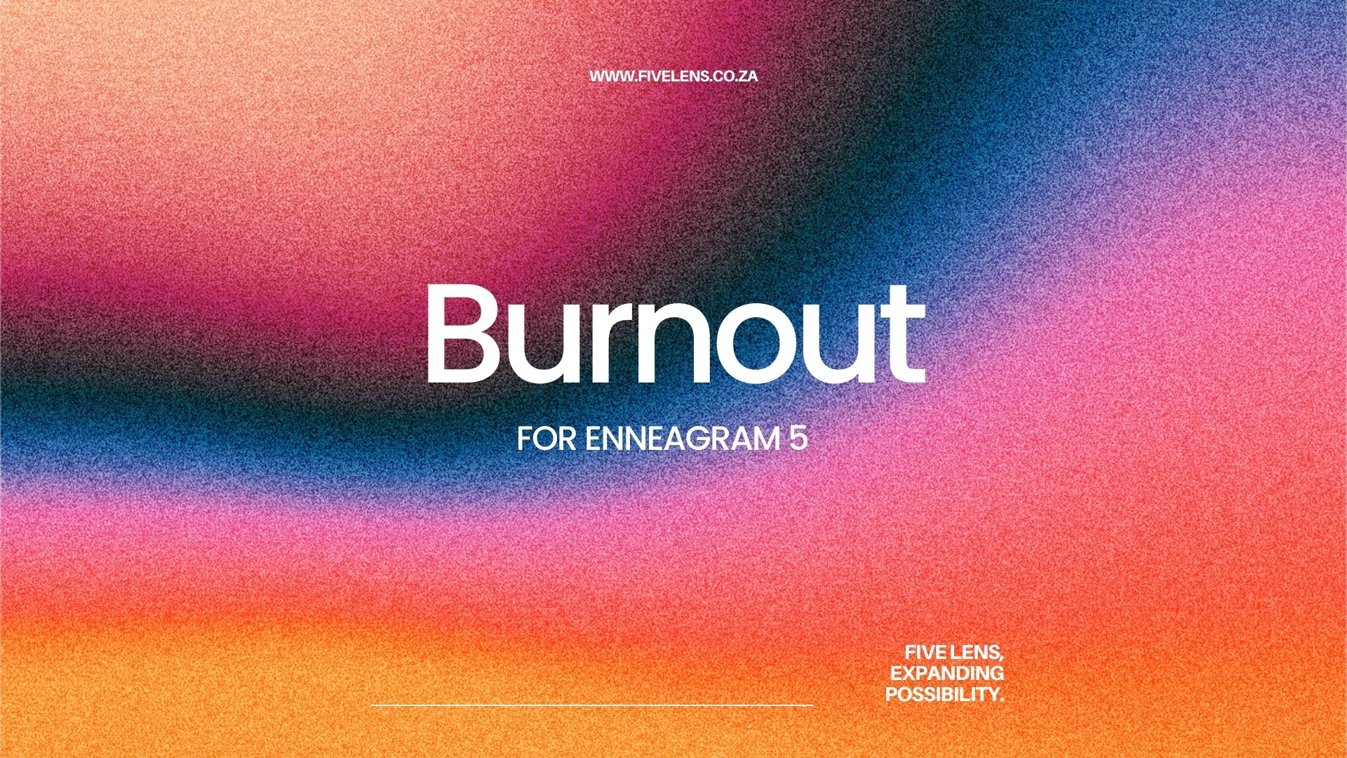 Enneagram 5 burnout